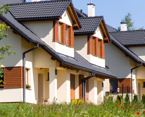 Modern multifamily houses