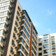 View of modern multifamily house